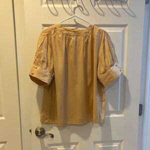 Worthington Women's Gold/Champagne Blouse
